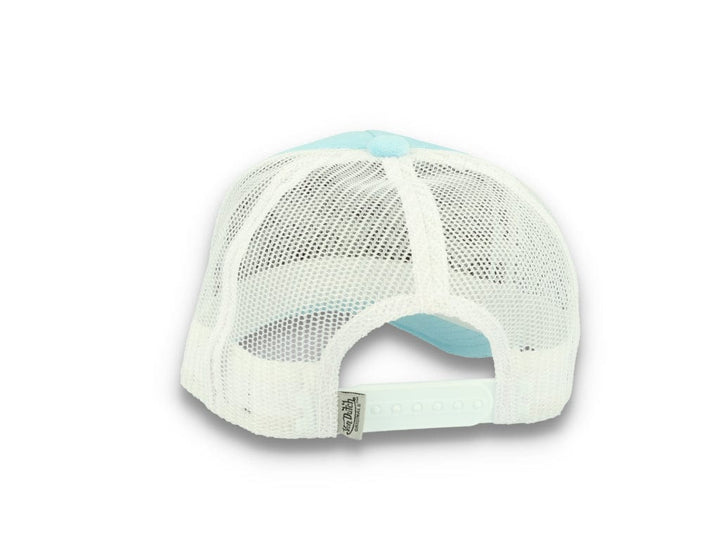 Von Dutch Trucker Cap Miami Velvet Light Blue/White - LOKK