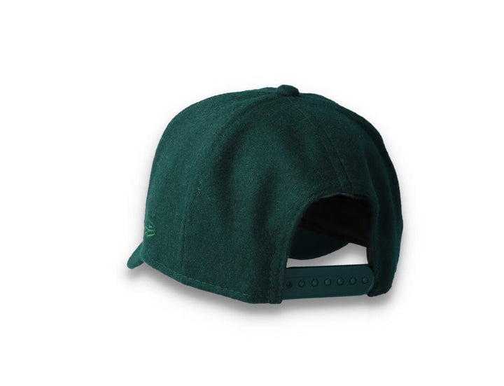 9FORTY A-Frame Melton Wool Oakland Athletics Dark Green - LOKK