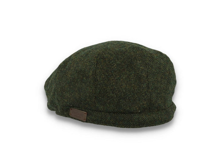 Barbour Barlow Flat Cap Grey Herringbone - LOKK