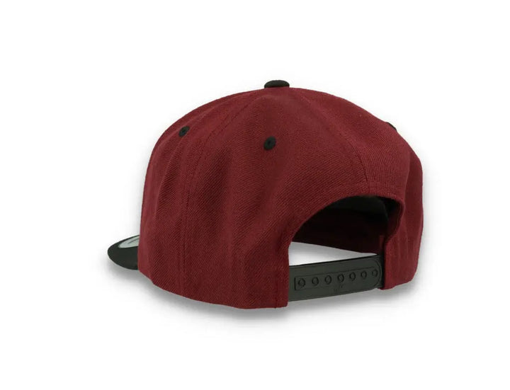 Yupoong Classic Snapback 6089MT Maroon/Black - LOKK