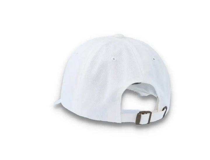 White Dad Cap Low Profile Cotton Twill - Yupoong 6245CM - LOKK
