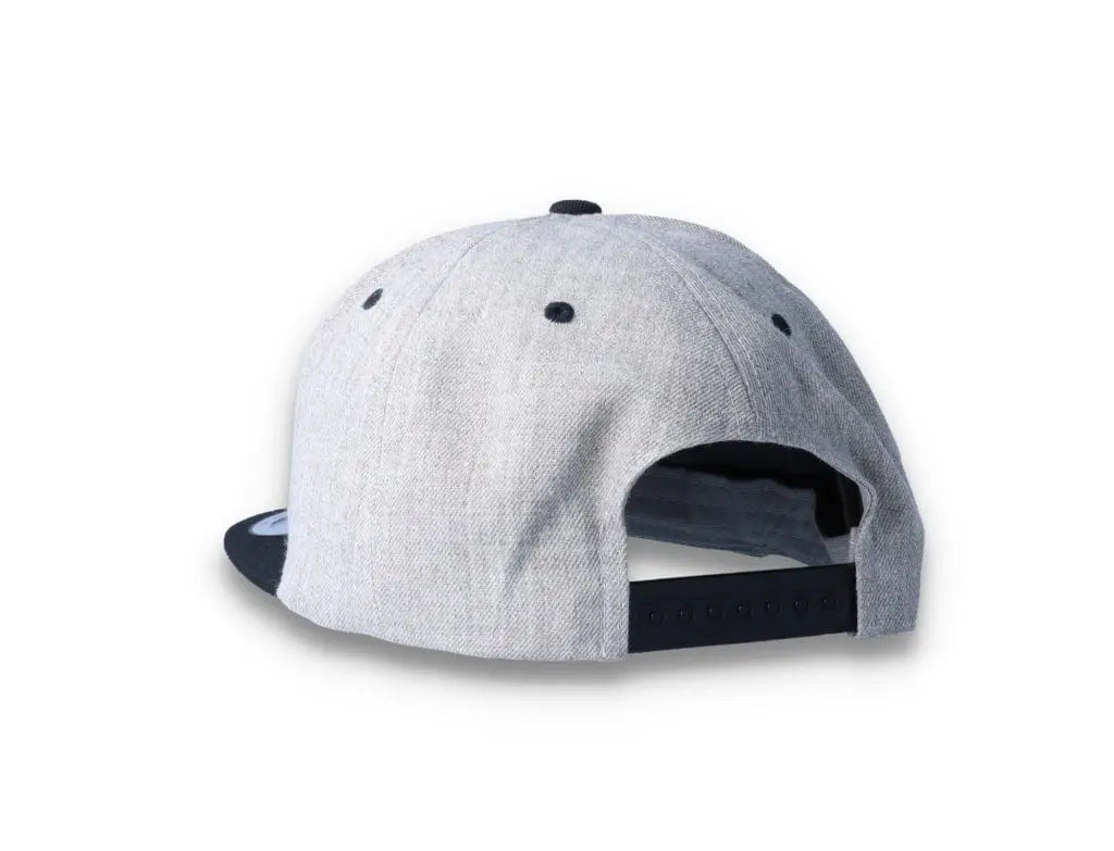 Yupoong Classic Snapback 6089MT Heather Grey/Black - LOKK