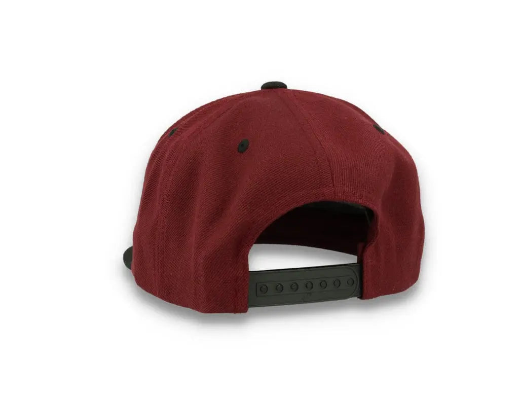 Yupoong Classic Snapback 6089MT Maroon/Black - LOKK