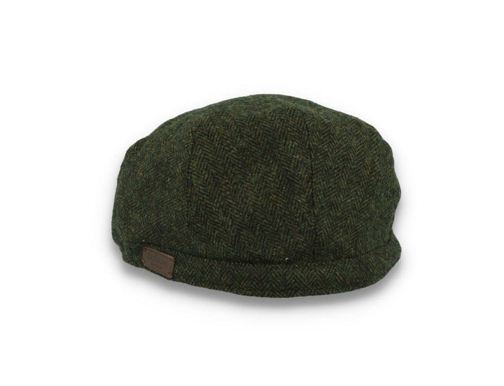 Barbour Barlow Flat Cap Grey Herringbone - LOKK