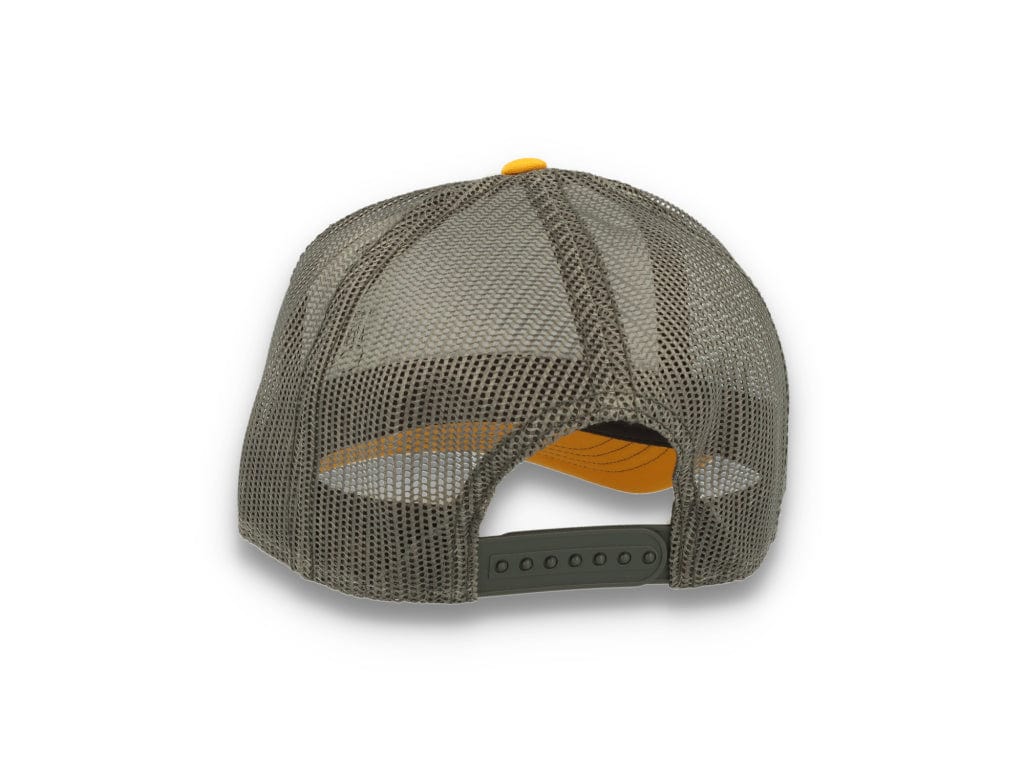 Trucker Cap White/Yellow/Dark Grey Atlantis Rapper Canvas - LOKK
