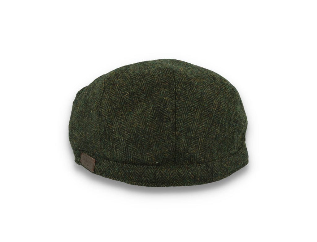 Barbour Barlow Flat Cap Grey Herringbone - LOKK