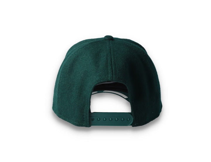 9FORTY A-Frame Melton Wool Oakland Athletics Dark Green - LOKK
