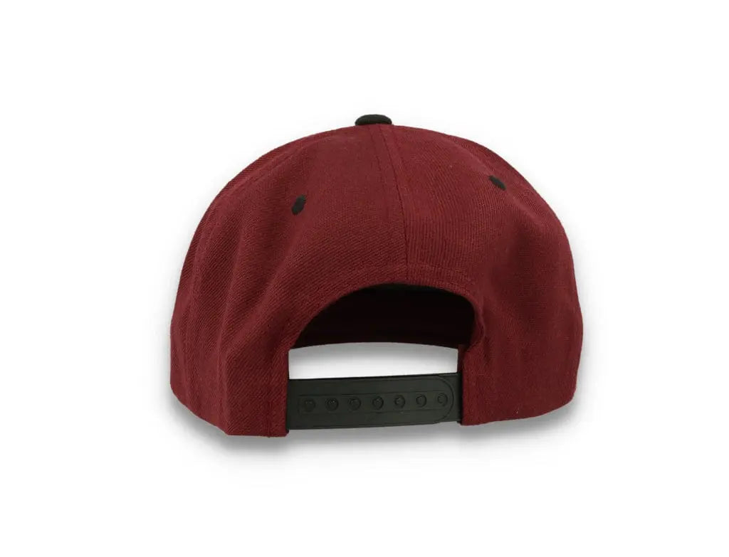 Yupoong Classic Snapback 6089MT Maroon/Black - LOKK