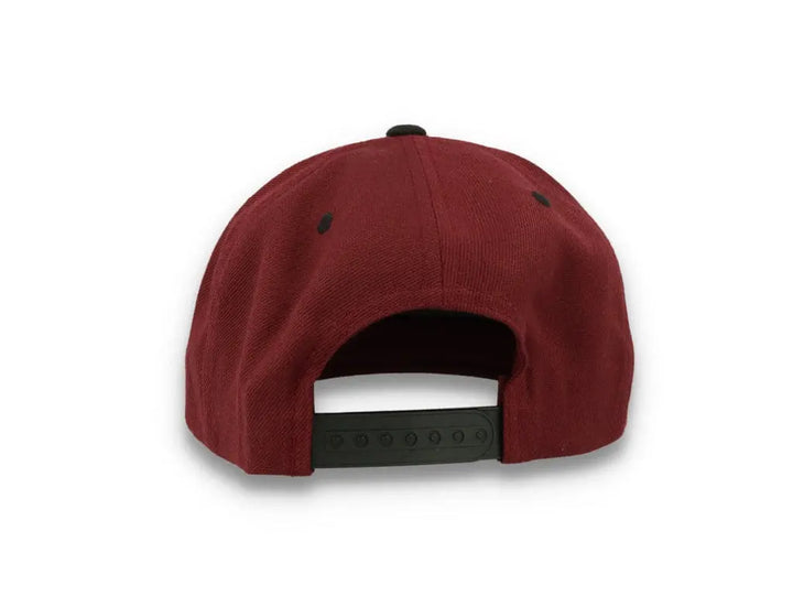 Yupoong Classic Snapback 6089MT Maroon/Black - LOKK