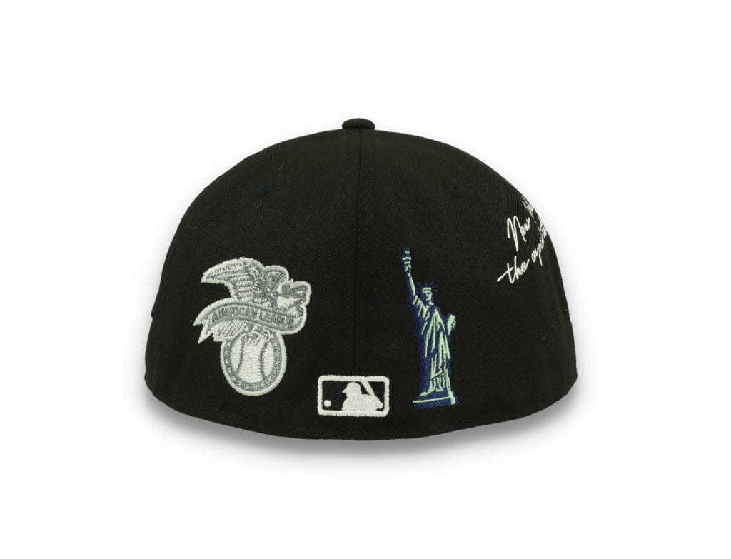 59FIFTY Script New York Yankees Black/White - LOKK