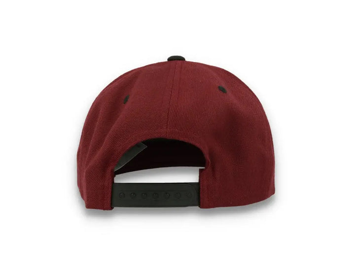Yupoong Classic Snapback 6089MT Maroon/Black - LOKK