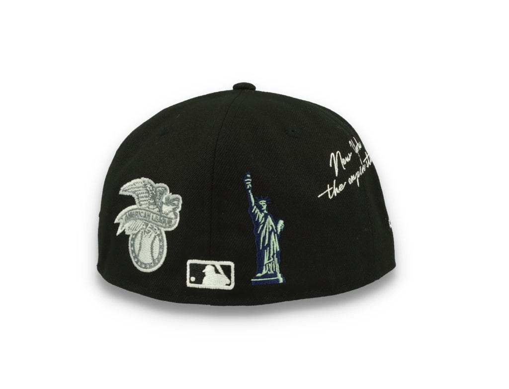 59FIFTY Script New York Yankees Black/White - LOKK