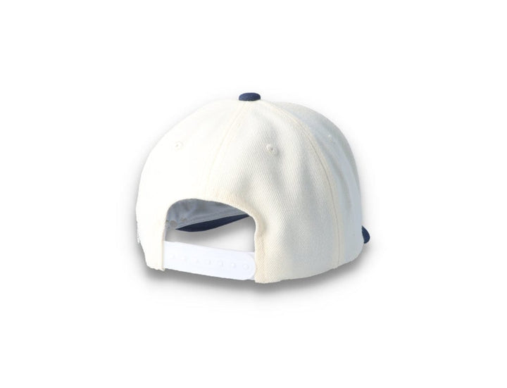 Snapback Cap White/Navy Linwood - LOKK