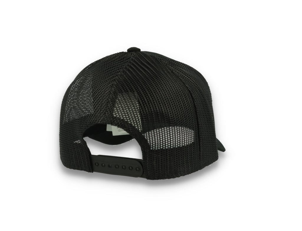Trucker Cap Black/Black Atlantis Rapper Cotton - LOKK