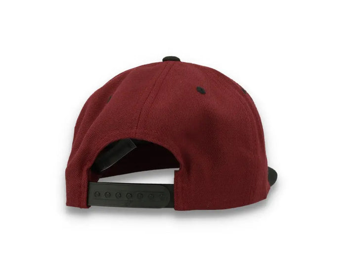 Yupoong Classic Snapback 6089MT Maroon/Black - LOKK
