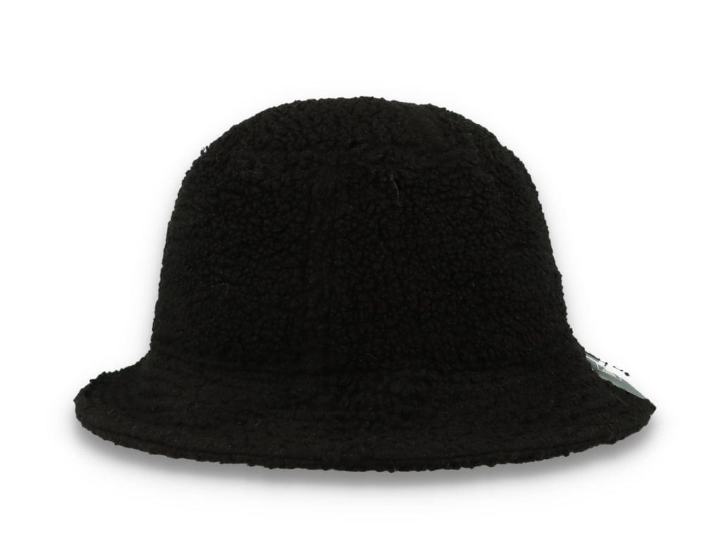 Bucket Hat Womens Borg Black - LOKK
