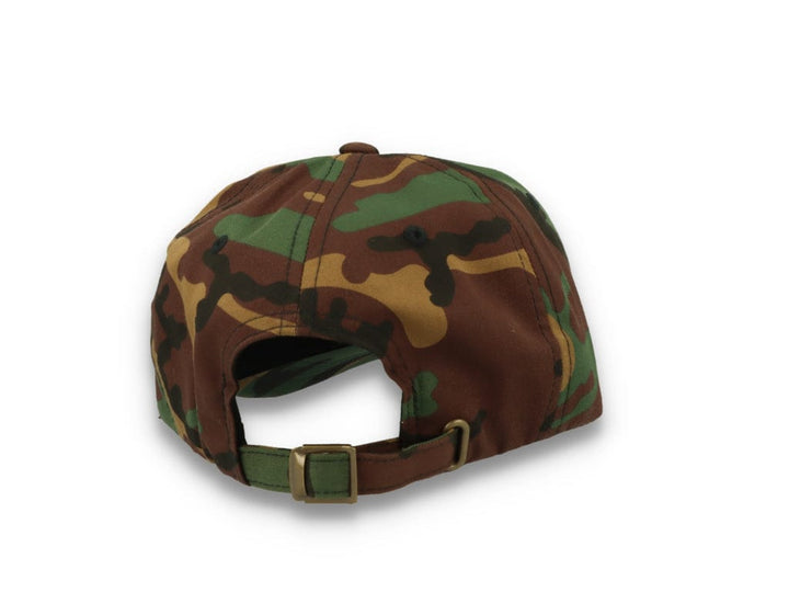 Low Profile Camo Cotton Cap 6245CM Woodland Camo - LOKK