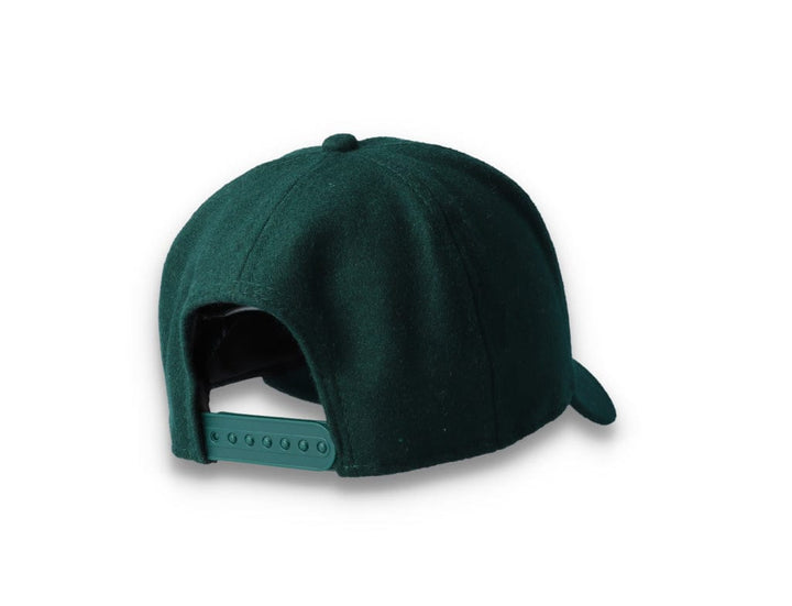 9FORTY A-Frame Melton Wool Oakland Athletics Dark Green - LOKK