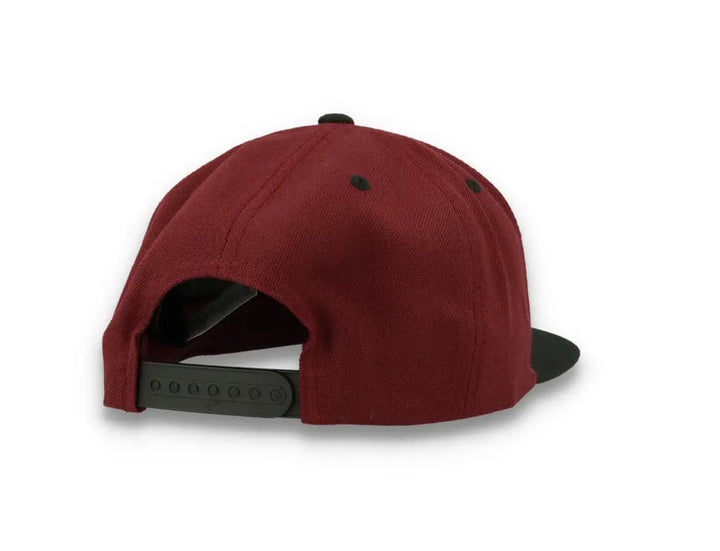 Yupoong Classic Snapback 6089MT Maroon/Black - LOKK