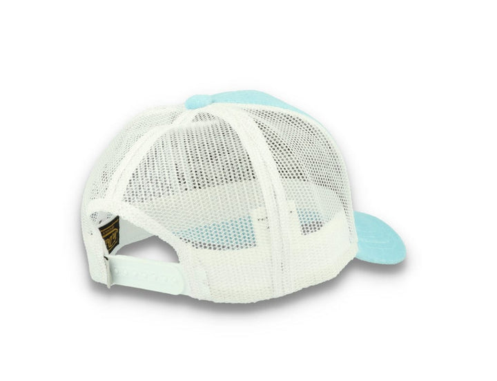 Von Dutch Trucker Cap Miami Velvet Light Blue/White - LOKK