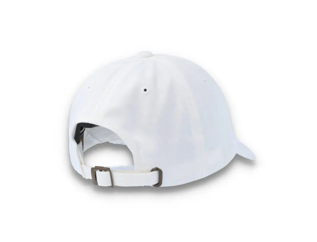 White Dad Cap Low Profile Cotton Twill - Yupoong 6245CM - LOKK