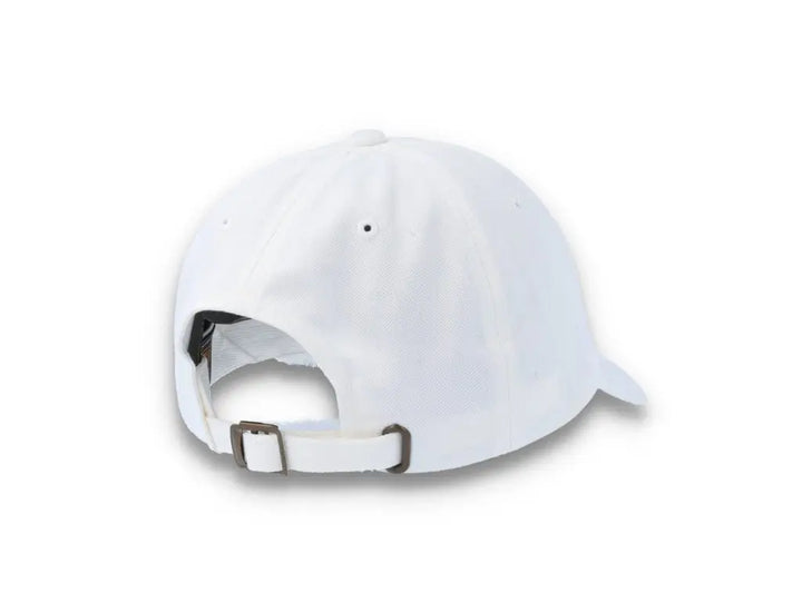 White Dad Cap Low Profile Cotton Twill - Yupoong 6245CM - LOKK