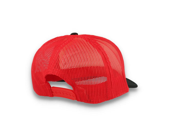 Trucker Cap White/Red/Black Atlantis Rapper Foam - LOKK