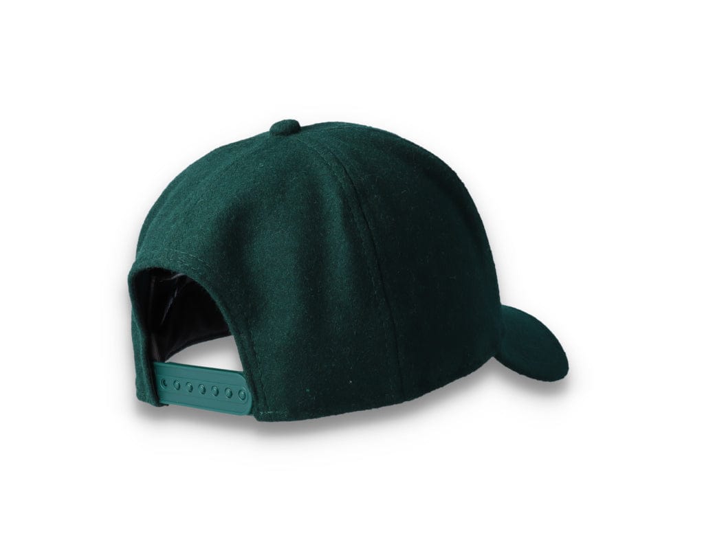 9FORTY A-Frame Melton Wool Oakland Athletics Dark Green - LOKK