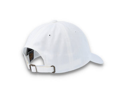White Dad Cap Low Profile Cotton Twill - Yupoong 6245CM