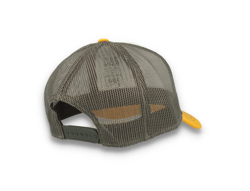 Trucker Cap White/Yellow/Dark Grey Atlantis Rapper Canvas - LOKK