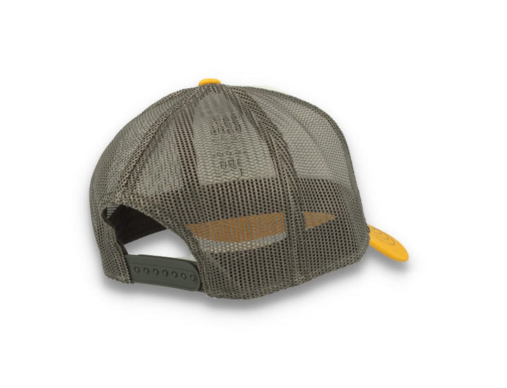 Trucker Cap White/Yellow/Dark Grey Atlantis Rapper Canvas - LOKK