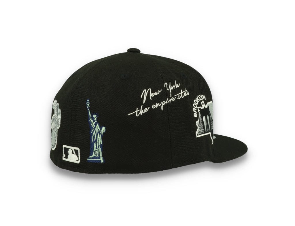 59FIFTY Script New York Yankees Black/White - LOKK