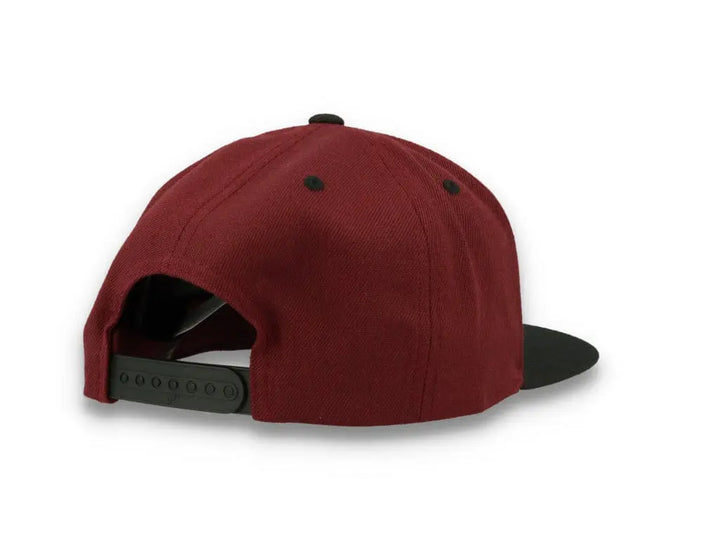 Yupoong Classic Snapback 6089MT Maroon/Black - LOKK