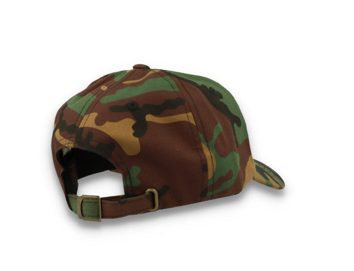 Low Profile Camo Cotton Cap 6245CM Woodland Camo - LOKK