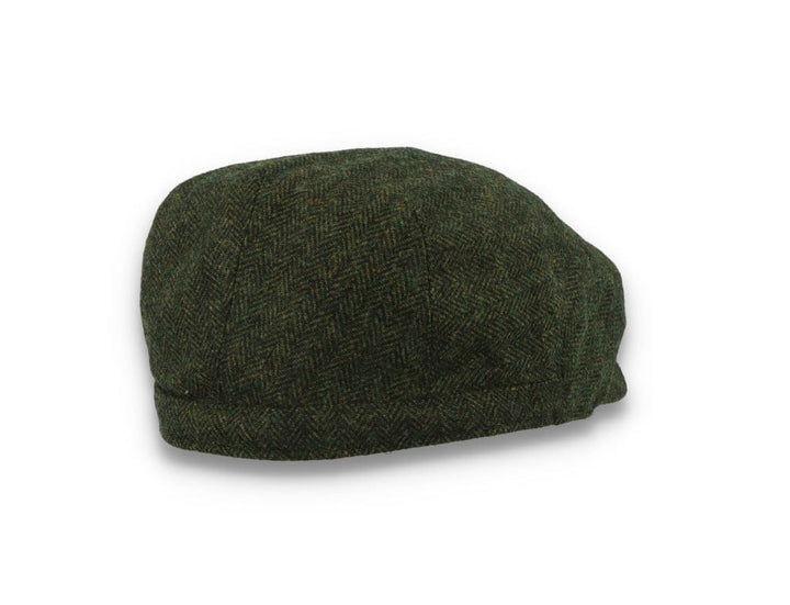 Barbour Barlow Flat Cap Grey Herringbone - LOKK