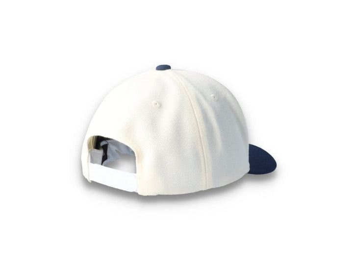Snapback Cap White/Navy Linwood - LOKK
