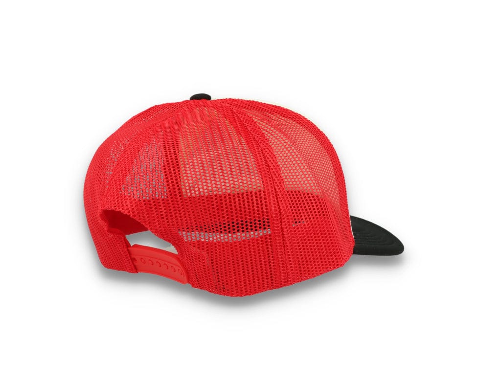 Trucker Cap White/Red/Black Atlantis Rapper Foam - LOKK