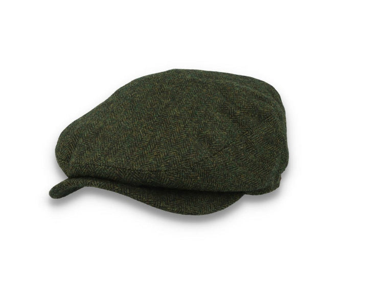 Barbour Barlow Flat Cap Grey Herringbone - LOKK