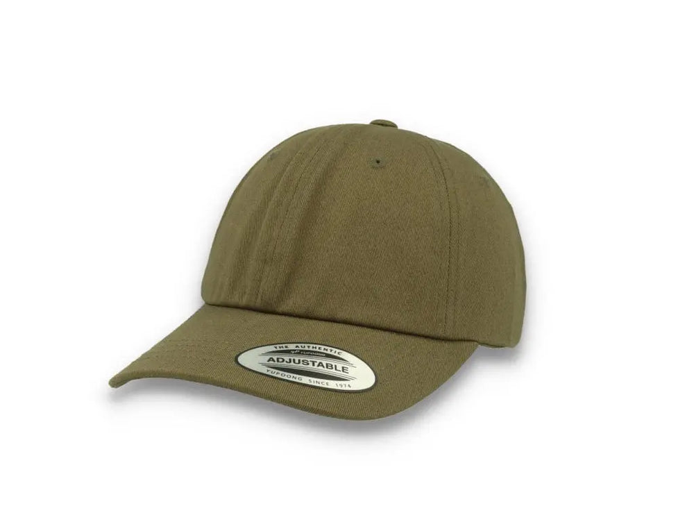 Buck Green Dad Cap Low Profile Cotton Twill - Yupoong 6245CM Buck - LOKK