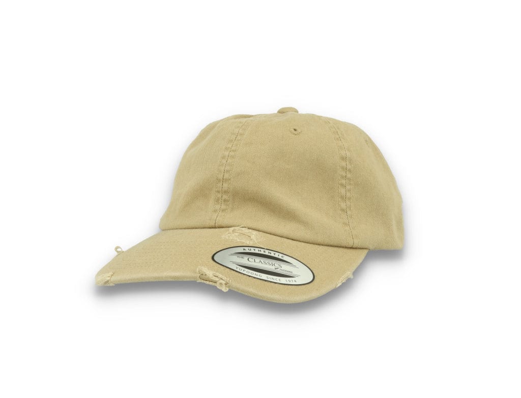Low Profile Destroyed Cap Khaki 6245DC - LOKK