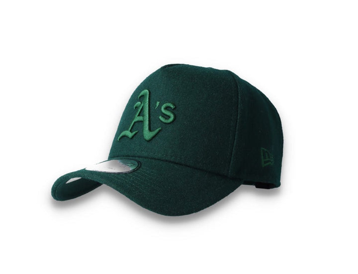 9FORTY A-Frame Melton Wool Oakland Athletics Dark Green - LOKK
