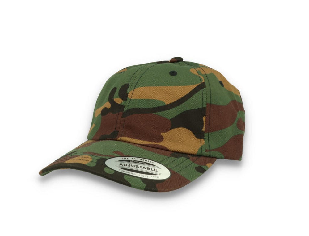 Low Profile Camo Cotton Cap 6245CM Woodland Camo - LOKK