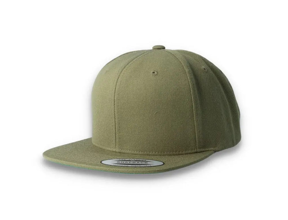 Olive Green Snapback Cap - Yupoong 6089M - LOKK