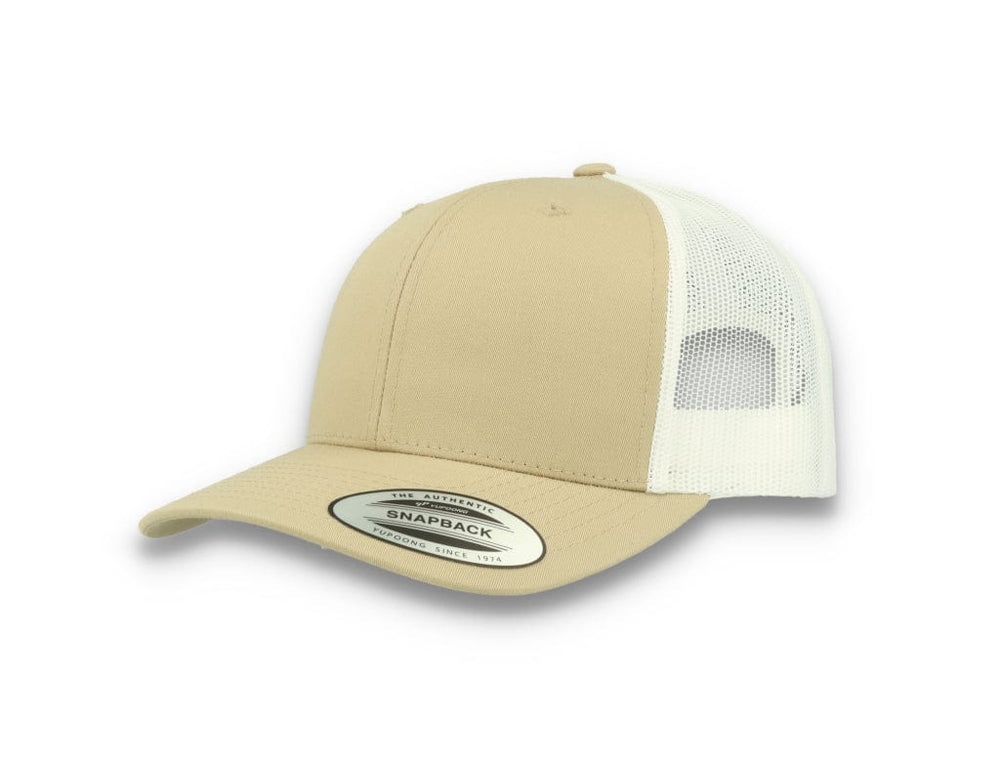 Flexfit 6606T Retro Trucker Khaki/White - LOKK