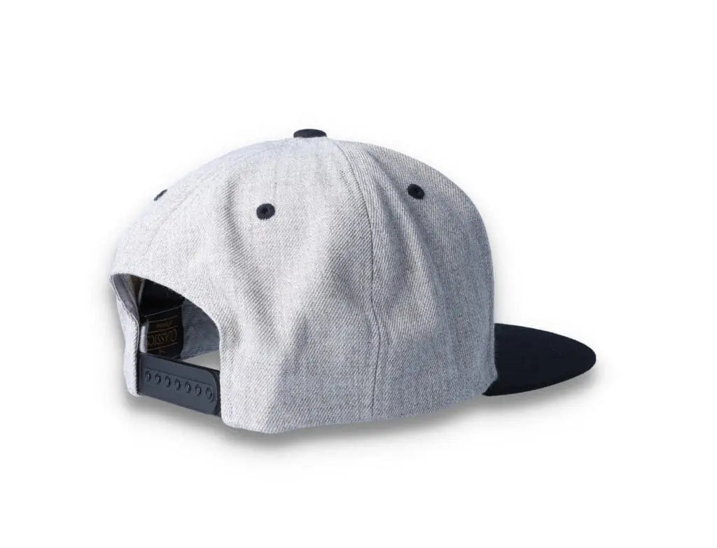 Yupoong Classic Snapback 6089MT Heather Grey/Black - LOKK