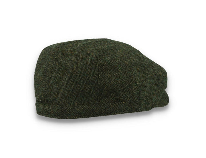 Barbour Barlow Flat Cap Grey Herringbone - LOKK