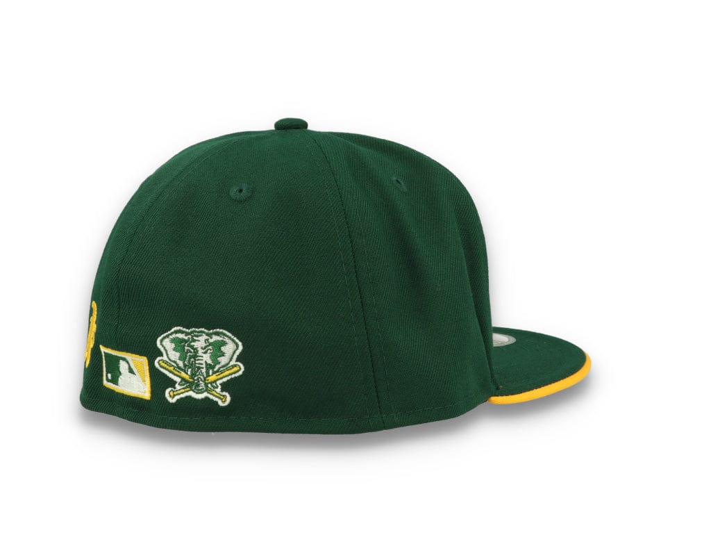 59FIFTY Team Colour Split Oakland Athletics Dark Green - LOKK
