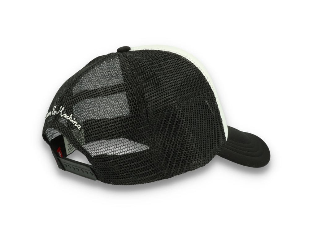 Trucker Cap Black Deus Circle Logo Black/White