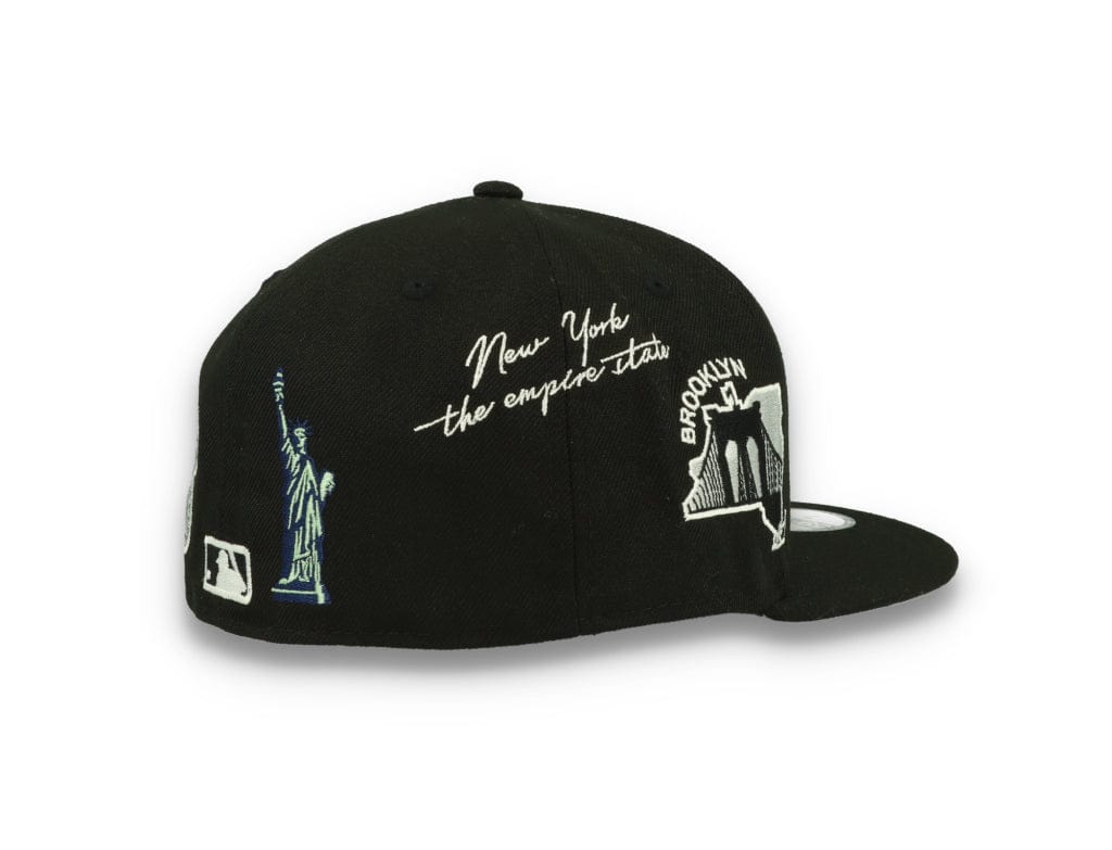 59FIFTY Script New York Yankees Black/White - LOKK