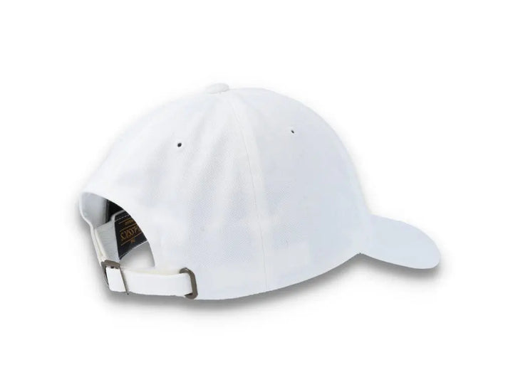 White Dad Cap Low Profile Cotton Twill - Yupoong 6245CM - LOKK